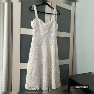 Lulus white lace dress